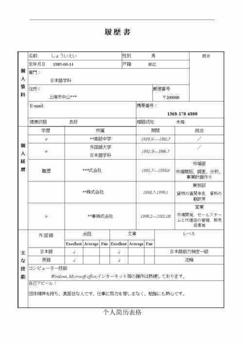 日语简历关于入职动机（日本就职如何准备） 第1张