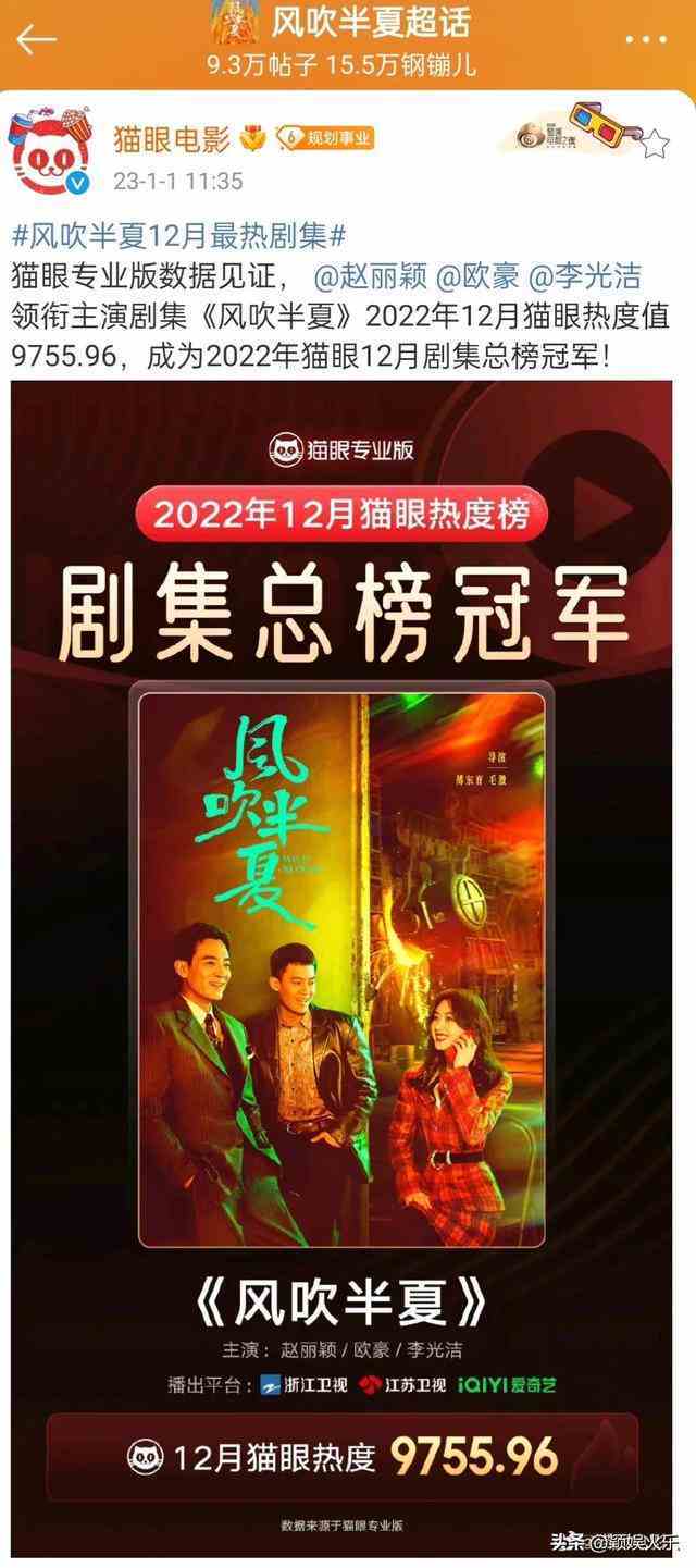 搜狐最近很火的电视剧悬疑古装（2022年12月猫眼电视剧热度榜出炉了） 第2张