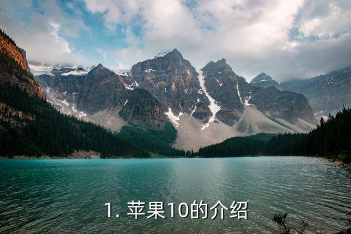 苹果10多少钱一台全新,全新苹果10售价多少？ 第1张