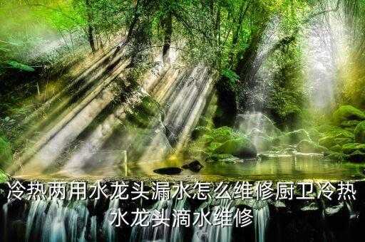 专业修厨房卫生间漏水，冷热两用水龙头漏水怎么维修厨卫冷热水龙头滴水维修 第1张