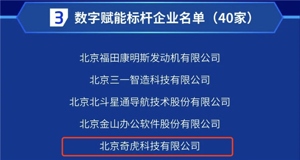 三六零入选全国“数字赋能标杆企业”，“数字城市建设主力军”作用获肯定 第2张