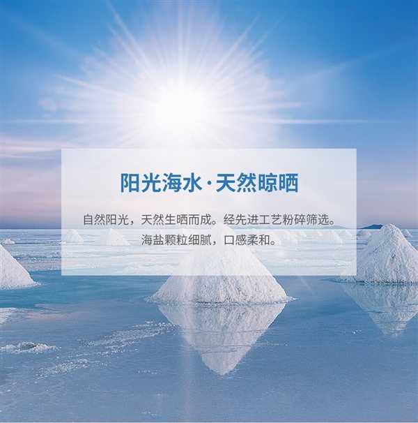 天然日晒鲜香可口！桔子树无碘海盐发车： 9.9元买6袋 第4张