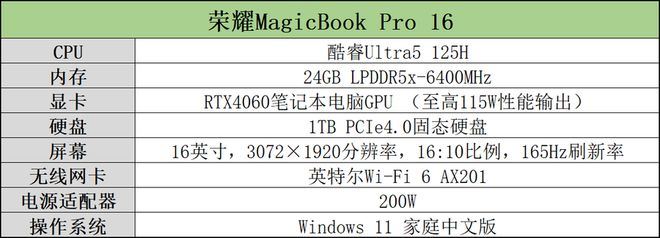 荣耀收款aipc轻薄本! MagicBook Pro 16笔记本详细评测 第2张