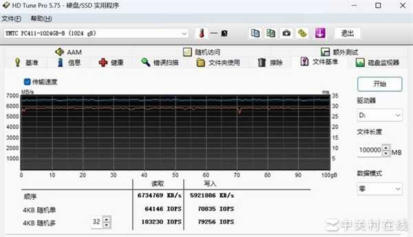 长江存储PC411 1TB固态硬盘上手：新一代OEM神盘诞生 第12张