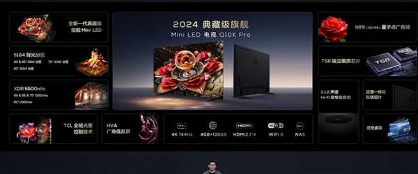 分区、亮度双双超5000！TCL超旗舰Mini LED电视Q10K Pro发布：首发到手价7999元起 第6张