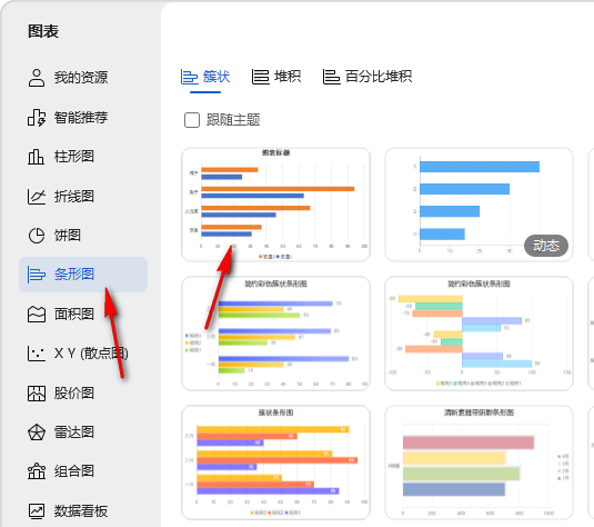 WPS如何制作对称条形图 WPS制作对称条形图的方法 第4张