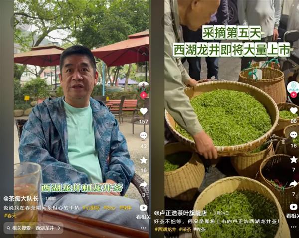 抖音电商直播炒茶 国货老品牌一个春茶季卖出千万元龙井 第8张