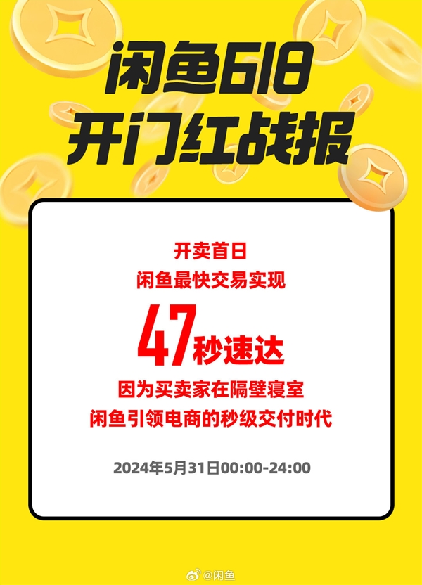 闲鱼发布618首日战报：iPhone 16搜索量增长30000%、47秒寝室自提交易 第2张