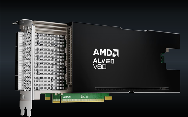 AMD发布全新计算加速卡Alveo V80：自带32GB BHM2E、800G网络 第18张