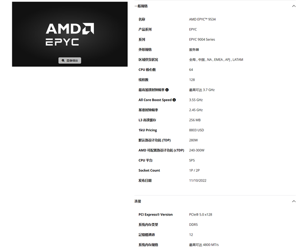 Zen 4 64核心EPYC 9534：AMD性价比、能效比的巅峰之作！ 第3张