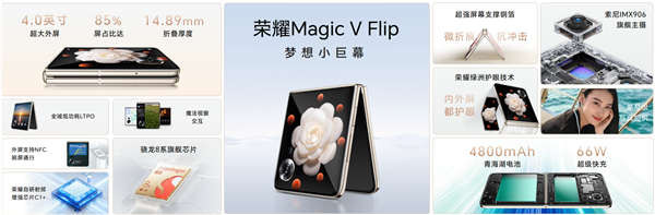 梦想小巨幕 荣耀Magic V Flip正式登场 售价4999元起 第18张