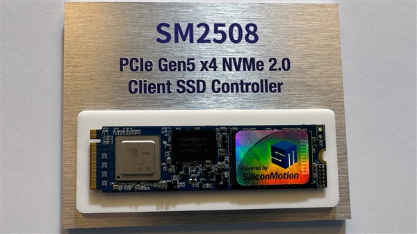 PCIe 5.0 SSD凉快了！慧荣新主控SM2508功耗只有3.5W 却能跑15GB/s 第1张