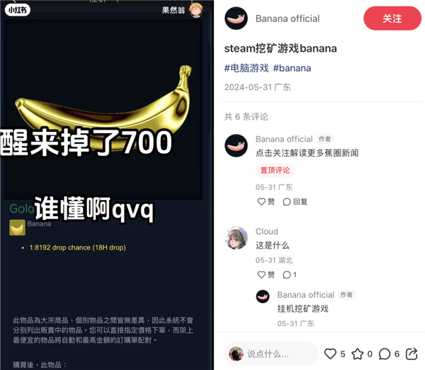 在一款60MB的游戏里 玩家们把一根虚拟香蕉卖出上万元 第17张