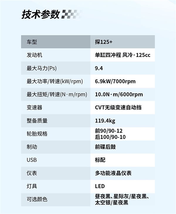 7480元起 钱江三款踏板摩托车上市：小排量超省油 第8张