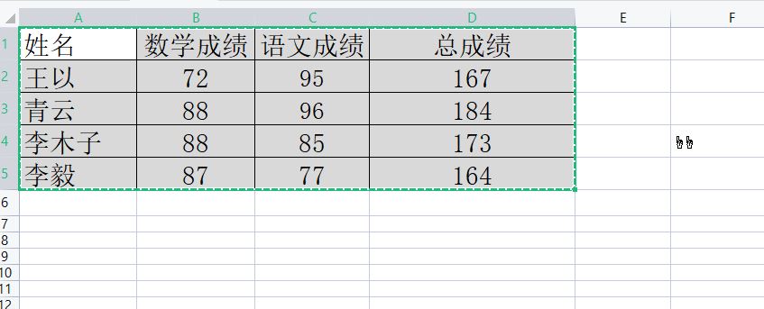  如何将表格整体下移一行? wps将整个表格下移一行的教程 第7张