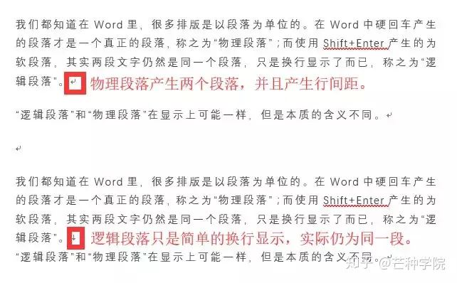 软回车和硬回车有什么区别? word中软回车键和赢回车键的区别 第3张