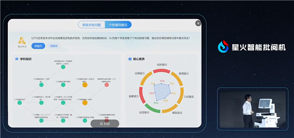 帮老师减负！科大讯飞发布首款星火智能批阅机：自动批改试卷 模拟真人笔迹 第8张