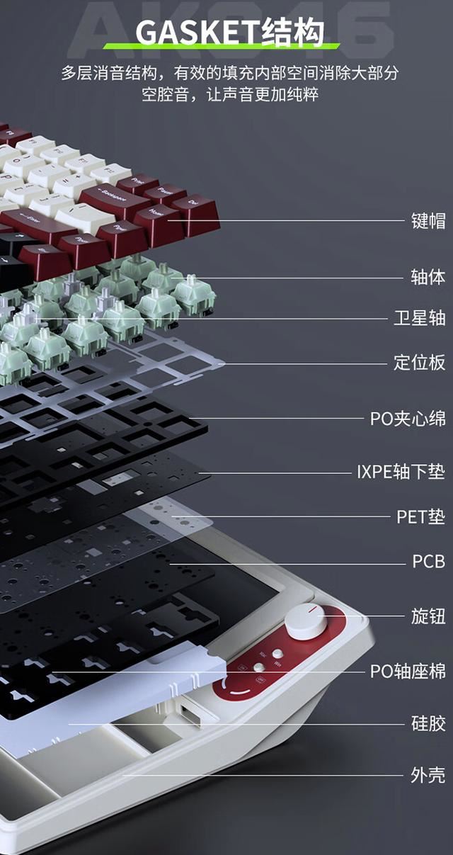 带10.1英寸触控屏幕的机械键盘你见过吗? 黑爵AKP846机械键盘测评 第7张