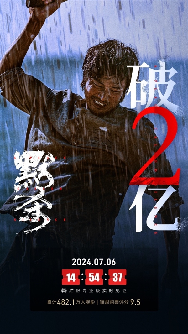 4天票房破2亿！电影《默杀》全员狠人 网友直呼很带爽感 第1张