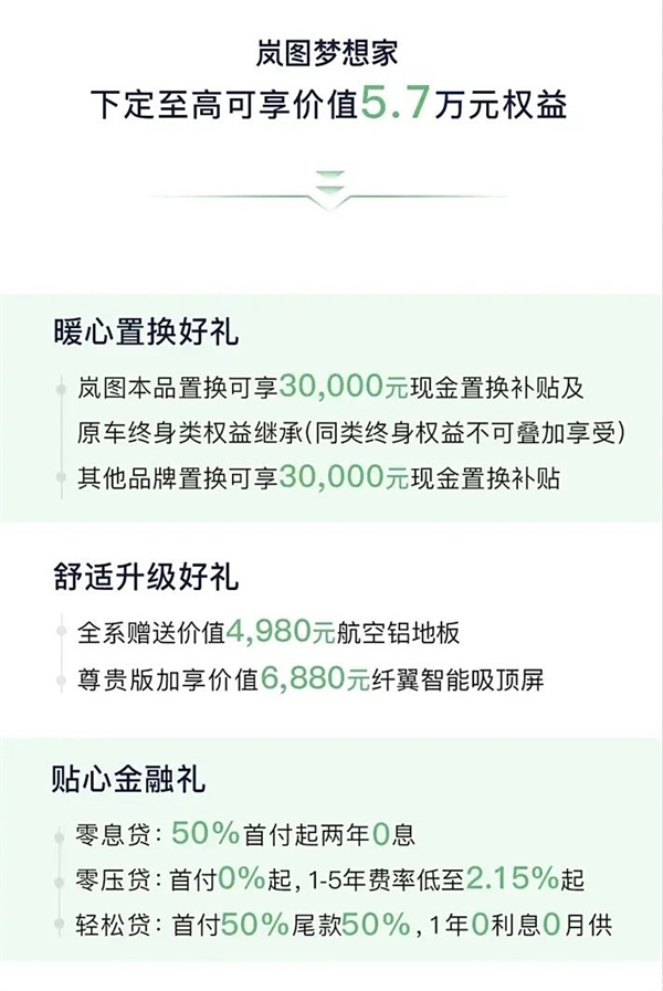 至高5.7万元权益！蓝图梦想家7月购车福利：售33.99万起 第3张