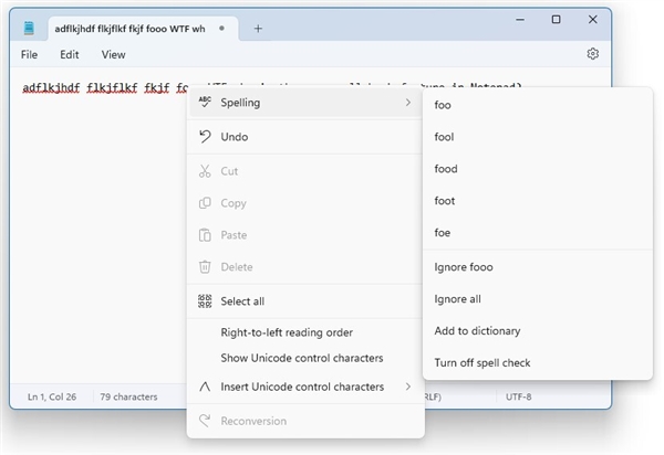 Windows 11记事本喜迎升级：支持拼写检查、自动纠错 第3张