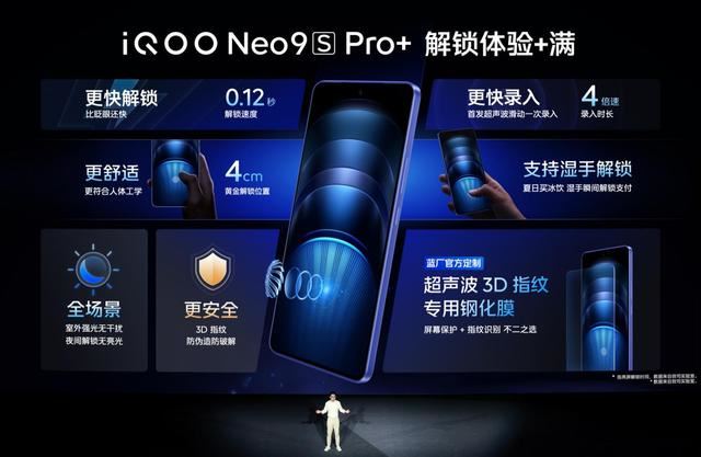 一图读懂iQOO Neo9S Pro+:超声波3D指纹+双芯 2899元起售 第3张