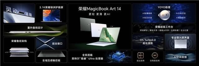 7999元起荣耀MagicBook Art 14笔记本发布:起更轻、更薄、更AI 第13张