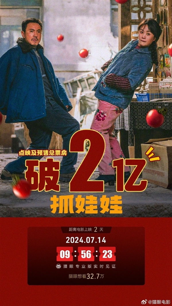 7月16日上映 沈腾、马丽新作《抓娃娃》预售票房破2亿 第2张