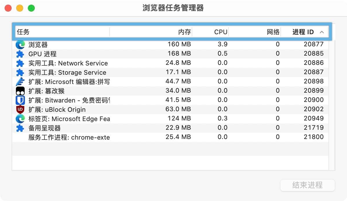 Edge浏览器怎么开启任务管理器? Edge任务管理器使用方法 第5张