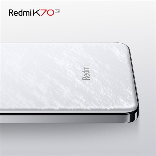 呼声最高配色！Redmi K70至尊版晴雪细节公布：纯白机身颜值一绝 第3张