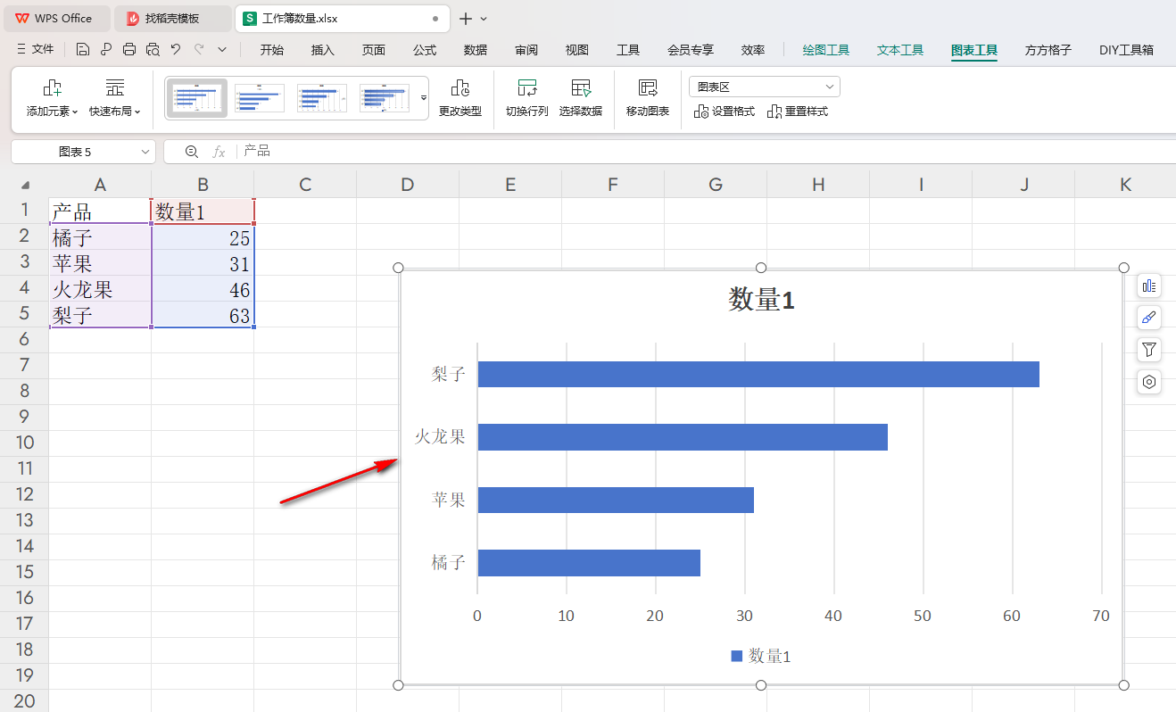 WPS条形图如何更改形状样式 WPS条形图更改形状样式的方法 第2张