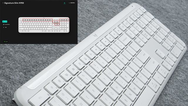 薄膜键盘才是办公的顶配 罗技MK950无线纤薄键鼠套装评测 第7张