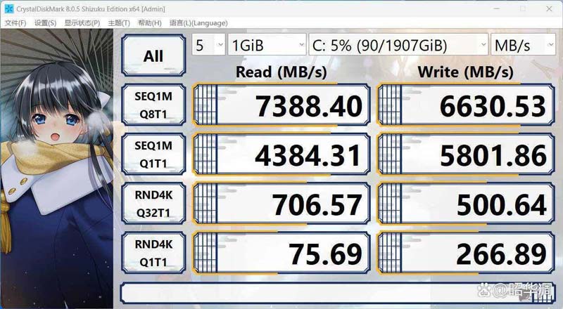 7400MB/s拉高PCIe 4.0上限! 希捷酷鱼530固态硬盘测评 第11张