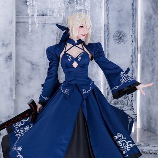 俄妹COS《Fate》Saber：泳装呆毛王 靓丽吸睛 第10张