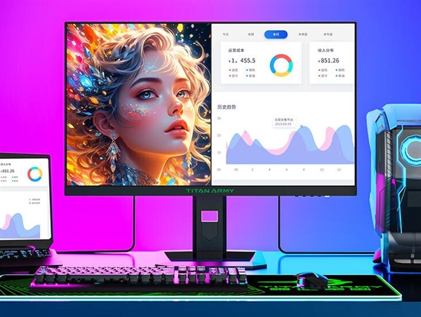 泰坦军团推出新款27寸显示器：2K 180Hz屏首发999元 第3张