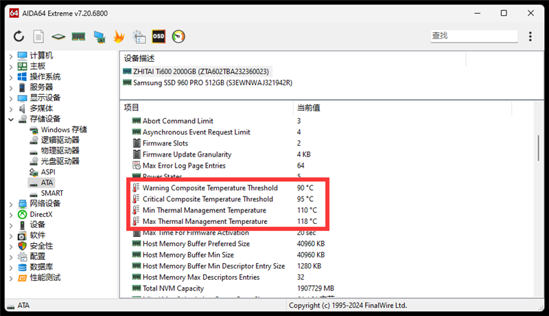 长江存储致态Ti600 2TB SSD高温测试：不惧高温 性能依然满速 第1张