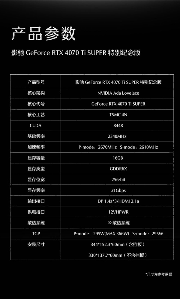 驰骋西天！影驰RTX 4070 Ti SUPER 特别纪念版正式发布 第3张