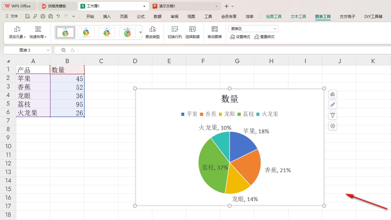 WPS饼图如何设置外框线颜色 WPS饼图设置外框线颜色的方法 第2张