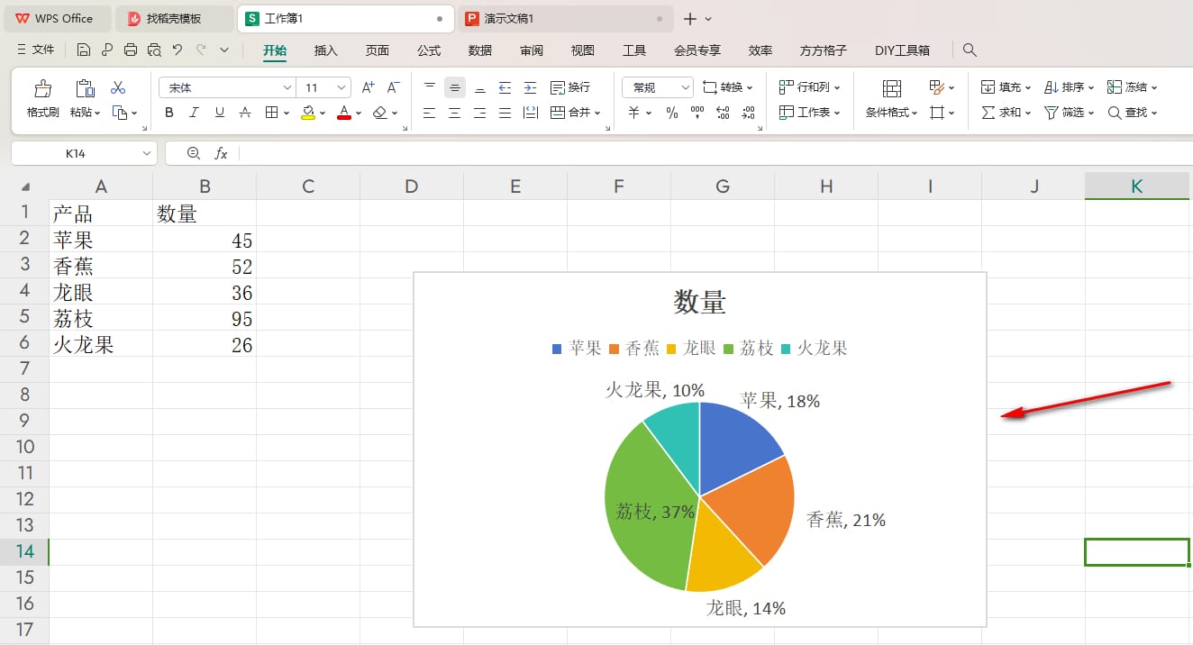 WPS饼图如何设置外框线颜色 WPS饼图设置外框线颜色的方法 第3张