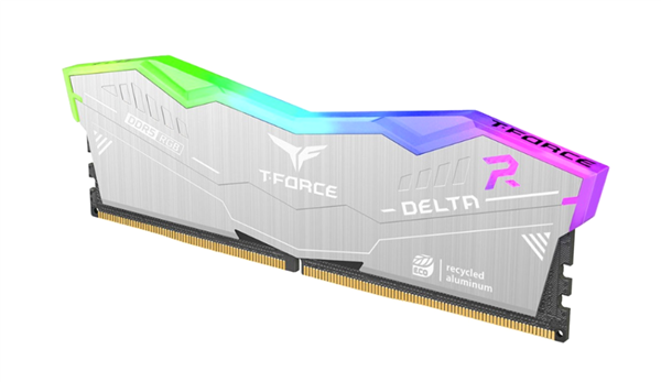 十铨推出T-FORCE DELTA RGB ECO DDR5内存：首次使用PCR再生塑料 第2张