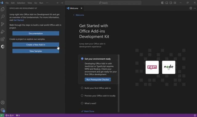 助力开发者迅速上手! Visual Studio Code推出Office加载项开发工具预览版 第2张