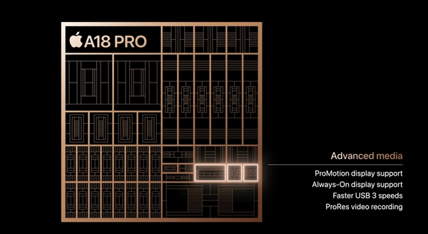 苹果正式发布A18 Pro：3nm停滞不前、史上最快CPU/GPU 第5张