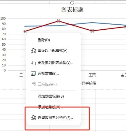 WPS折线图的折线如何设置成渐变色 WPS将折线图的折线设置成渐变色的教程 第3张