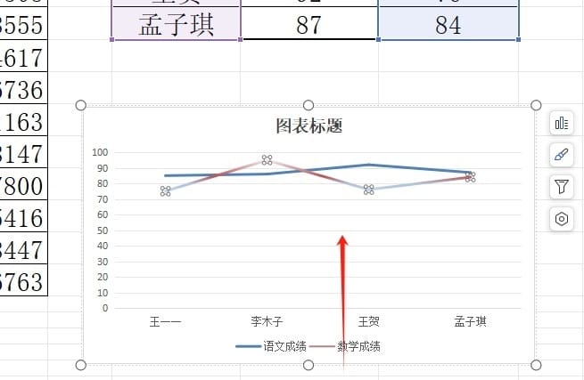 WPS折线图的折线如何设置成渐变色 WPS将折线图的折线设置成渐变色的教程 第7张