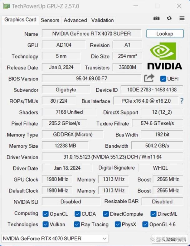 游戏+AI生产力通吃! 技嘉RTX 4070 SUPER魔鹰显卡评测 第16张