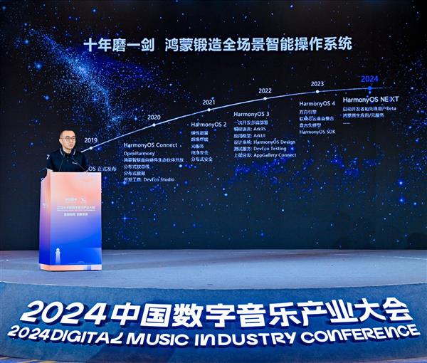  2024中国数字音乐产业大会 | 鸿蒙赋能数字音乐 AI奏响流动乐章 