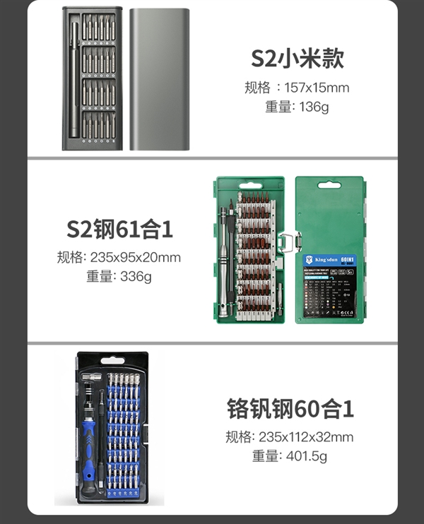 日常家用维修必备！友福工具32合一螺丝刀套装6.9元大促 第2张