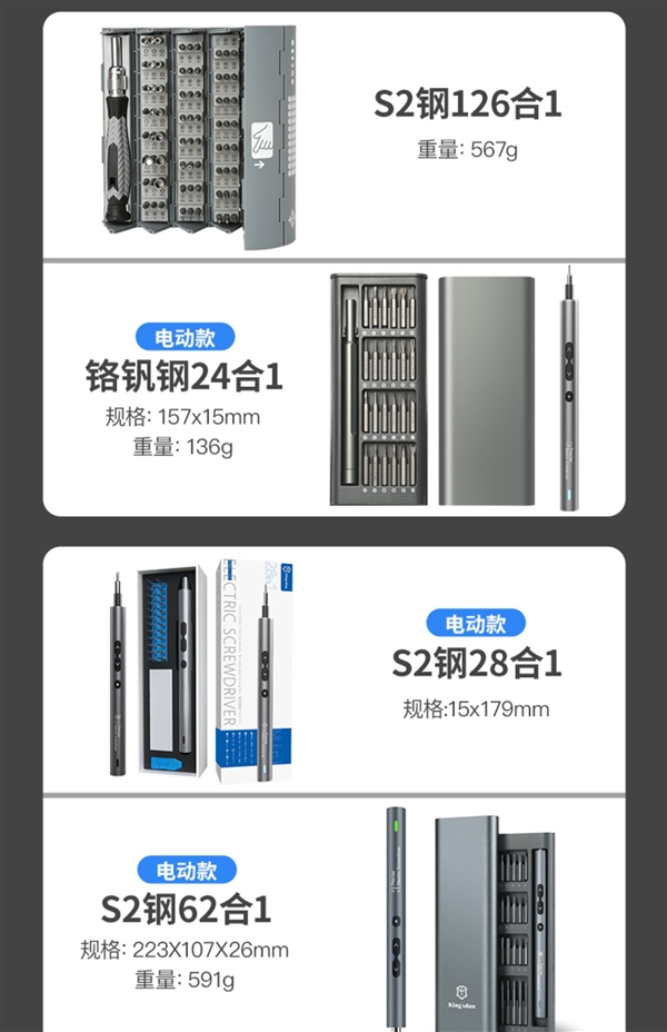 日常家用维修必备！友福工具32合一螺丝刀套装6.9元大促 第5张