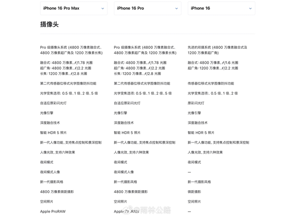 苹果官网删除iPhone 16后置镜头配备抗反射镜头涂层：实测相机鬼影还在 第4张