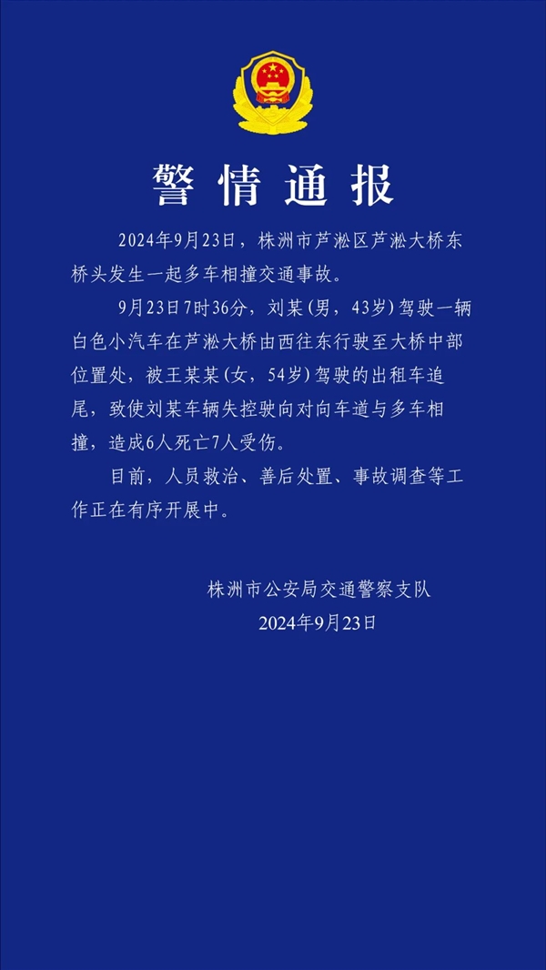 车辆遭追尾疑失控致6死 极狐回应：深感痛心、全力配合 第2张